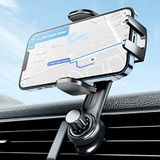 eSamcore Araç Havalandırma Telefon Tutacağı, Salıncak Kollu Araç Telefonu Tutacağı, Hava Firar Klipsi, Araç Montajı, iPhone 12/13 Pro Max ve Tüm 4,7 inç - 6,9 inç Android Akıllı Telefon için Araç