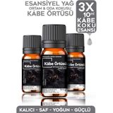 Esansiyel Yağ Kabe Örtüsü Oda Kokusu 3 Adet 10ML Set Aromatik Buhardanlık Difüzör Uçucu Yağ