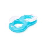 esareticaret 43009 Double Ring Float Çift Kişilik Şezlong, 188 x 117 cm, Renkli