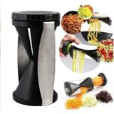 Esareticaret Jülyen Sebze Doğrayıcı Dilimleyici Soyucu, Spiral Spagetti Şekil, Siyah - Çok Renkli