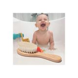 esareticaret Keçi Kılı Organik Bebek Banyo Tarağı, Ahşap Saplı, Tek Ebat