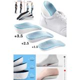 esareticaret Silikon Ortopedik Tabanlık, 3,5 cm Topuk Yükseltici, Hava Yastıklı Ayakkabı İçi