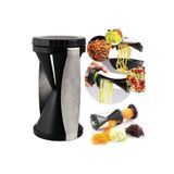 Esareticaret Vegotti Slicer Spiral Jülyen Sebze Doğrayıcı, Paslanmaz Çelik, Ekru