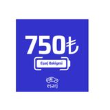 Eşarj 750 Tl Hediye Kartı