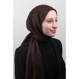 Eşarppark Bambu Kraşlı Şal 2724-13 Acı Kahve