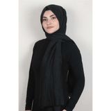 Eşarppark Bambu Kraşlı Şal 2724-5 Siyah
