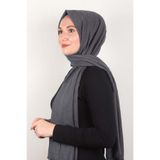 Eşarppark Bambu Kraşlı Şal 2724-79 Antrasit