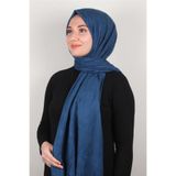 Eşarppark Bambu Kraşlı Şal 2724-98 Açık Lacivert