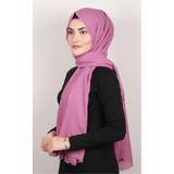 Eşarppark Pamuklu Düz Şal 2803-28 Pembe