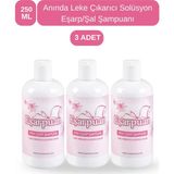 Eşarpuan 3'lü Dev Paket Eşarp Şampuanı Anında Leke Çıkarıcı Set (3 Adet) - 250 ml