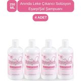EŞARPUAN 4'lü Dev İpek Şal Eşarp Şampuanı Anında Leke Çıkarıcı Solüsyon Set (4 ADET) - 250 ml