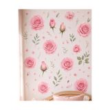 esatoys Pembe Güller Duvar Sticker Seti 100 × 30 cm – Çocuk ve Genç Odası Dekorasyonu
