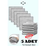 ESBERA HOME 5 Adet Tel Bulaşık Bezi Çizmez Bulaşık Teli Çelik Bez 20x20 Çift Katmanlı