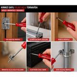 ESBH 4X100 Yıldız Uçlu Tornavida Mıknatıslı Uç Çelik Dövme Profesyonel El Aleti
