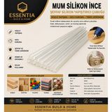 ESBH Ince Şeffaf Mum Silikon – Sıcak Silikon Tabancası Için Güçlü Yapıştırıcı Çubuk