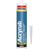 ESBH Soudal Acryrub Silikonize Mastik 500 gr Bej Renk Esnek Dolgu - 1 Adet