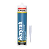 ESBH Soudal Acryrub Silikonize Mastik 500 gr Kahverengi Esnek Dolgu 5 Adet