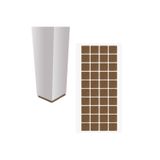 ESBH Yapışkanlı Mobilya Masa Sandalye Parke Zemin Ayak Koruyucu Kaydırmaz Keçesi 20X20 Mm 50'Li Paket