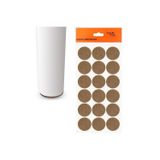 ESBH Yapışkanlı Mobilya Masa Sandalye Parke Zemin Ayak Koruyucu Kaydırmaz Keçesi 35 Mm (18'Li Paket)