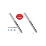 ESBH Yeniler 50 Cm Teleskopik Çekmece Rayı 17Mm – Tam Açılır, Vidalı Ray Sistemi, Dayanıklı Dolap İçi Ray