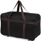 Esbuik Battal Büyük Seyahat Çantası 90 x 55 x 30 cm Pamuk Polyester Malzeme ile Siyah Renk