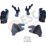 ESC Otomotiv Audi A6 C7 4G Avant Sedan A6L Allroad Quattro S6 4G0998121A İçin Sağ Sol Ön Far Ayak Tamir Seti