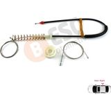 ESC Otomotiv BMW 5 Serisi E39 04/1999-2004 4/5 Kapı Makyajlı Kasa 51358252430 İçin Arka Sağ Cam Kriko Tamir Seti