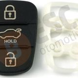 ESC Otomotiv EDP1123 Hyundai Kia için Sustalı Anahtar Kumanda 3 Buton Ped Tuş Lastiği