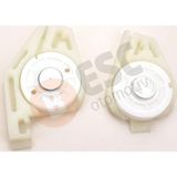 ESC Otomotiv Fiat Doblo 1 119 223 için Ön Sağ Cam Kriko Köşe Makara KlipsSeti 51718403