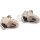ESC Otomotiv Fiat Ducato 250 Peugeot Boxer Citroen Jumper 2006-On için 2 Adet Güneşlik Tutucu Ayak Klipsi Bej
