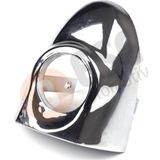 ESC Otomotiv Fiat Egea için Krom Kaplama Plastik Ön Sol Dış Kapı Kolu Uç Parçası Anahtar Delikli 735635866