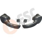 ESC Otomotiv Qashqai J10 JJ10 İçin Alüminyum Kaplama Paslanmaz İç Kapı Kolu