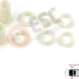 ESC Otomotiv Renault Megane 2 Scenic 2 için Sol Sağ Yan Elektrikli Katlanır Ayna Motor Aktüatör Desteği Tamir Set