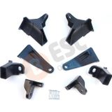 ESC Otomotiv Renault Symbol MK3 2013-2017 Makyajsız Kasa 260607796R İçin Sağ Sol Ön Far Ayak Tamir Seti