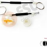 ESC Otomotiv Seat Leon MK2 1P 1P1 2005-2012 5-Kapı HB 1P0839461A İçin Elektrikli Arka Sol Cam Kriko Tamir Seti
