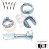 ESC Otomotiv VW Golf MK4 IV 1J 1J1 1J5 1997-2005 Hatchback Variant 1U0837167 İçin Ön Kapı Kilit Tamir Seti 45 mm