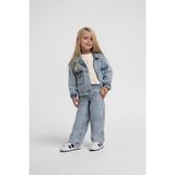 Escabel Kız Bebek Ayıcık Denim Pantolon 1-5 Yaş Mavi - 4 - 5 Yaş