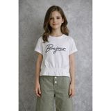 Escabel Kız Çocuk 36193 Gars T-Shirt - Beyaz - 14 Yaş