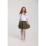 Escabel Kız Çocuk 5026 Gars T-Shirt - Beyaz - 8 Yaş
