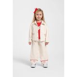 Escabel Kız Çocuk Ceket 26178 Krem - 110 cm - Dropsuz
