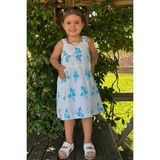 Escabel Kız Çocuk Elbise Çiçek Desenli 1.5-5 Yaş, Beyaz - 2 Yaş
