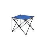 Escamp Katlanabilir Kare Kamp Masası 58x58x50 cm, Mavi, Kumaş, Outdoor Piknik için İdeal