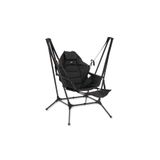 Escamp Queen Swing Chair Kamp Sandalyesi, Katlanabilir Tasarım, Siyah