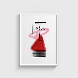 Escape 2 Tablo Çerçeveli Poster Duvar Dekorasyonu - 21 x 30 - Beyaz Çerçeveli