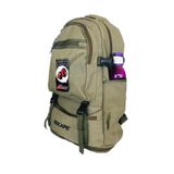 ESCAPE Outdoor Kanvas Kumaş Körüklü Büyük Boy Dağcı Sırt Çantası Haki 508