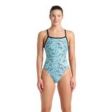 Escape Swimsuit Challenge Kadın Mavi Yüzücü Mayo 007739580
