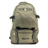 ESCAPE Unisex Kanvas Sırt Çantası, Tek Ebat, ERC2019, Haki, üniseks-yetişkin