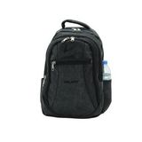 ESCAPE Unisex Siyah Kanvas Kumaş Laptop Bölmeli Outdoor Sırt Çantası 307