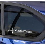 Escape Yan Cam Sticker Oto Kapı Çıkartma 20cmx7cm