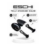 Eschi Ayarlanabilir Plastik Telli Ayakkabı Kalıbı 35-39 Numara Uyumlu Kırışıklık Önleyici